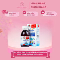 Siro hỗ trợ tăng cường đề kháng Doppelherz Aktiv Kinder Immune Đức - 150ml