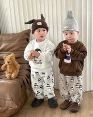 Set quần áo nỉ chim cánh cụt (pre order)