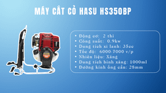 MÁY CẮT CỎ ĐỘNG CƠ 4 THÌ HASU HS350BP