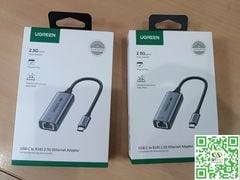 HUB CHUYỂN ĐỔI USB TYPE-C SANG ETHERNET 2.5G UGREEN 70446
