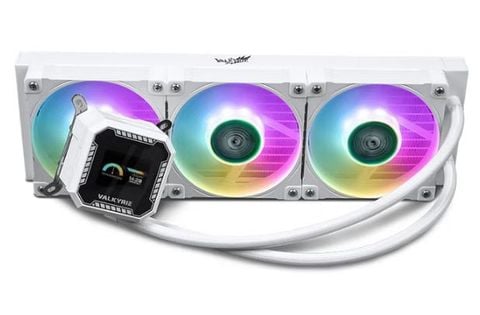 TẢN NHIỆT NƯỚC VALKYRIE B360 ARGB WHITE LCD 2.0
