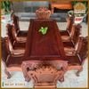 Bộ Bàn 8 Ghế Gỗ Xà Cừ KT2512