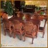 Bộ Bàn 8 Ghế Gỗ Xà Cừ KT2512