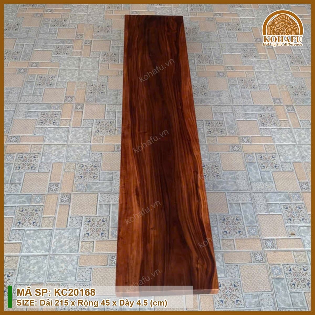 MẶT BĂNG GHẾ GỖ ME TÂY KC20168