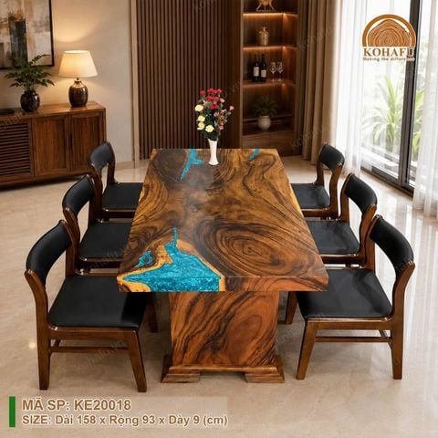 Mặt bàn dài Epoxy KE20018