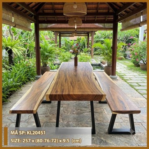 MẶT BÀN DÀI GỖ ME TÂY KL20451