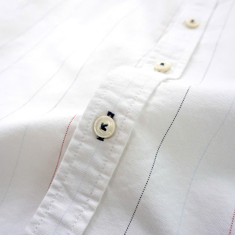 Áo sơ mi bé trai ngắn tay túi vuông