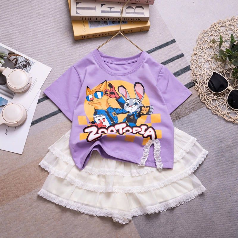 Bộ váy ren bé gái Zootopia