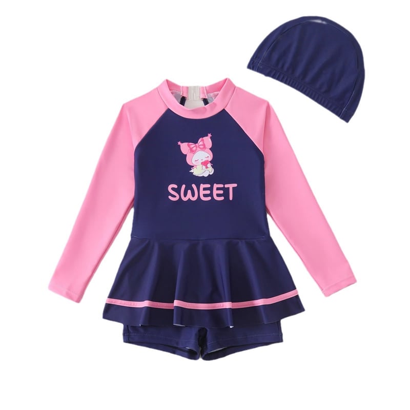 Bộ đồ bơi bé gái Sweet Kuromi