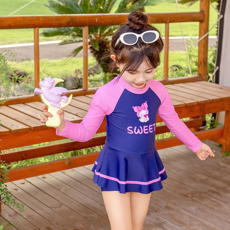 Bộ đồ bơi bé gái Sweet Kuromi