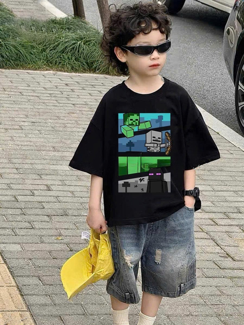 Bộ jean bé trai phối lai Robot