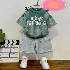 Bộ jean bé trai túi hộp ALong