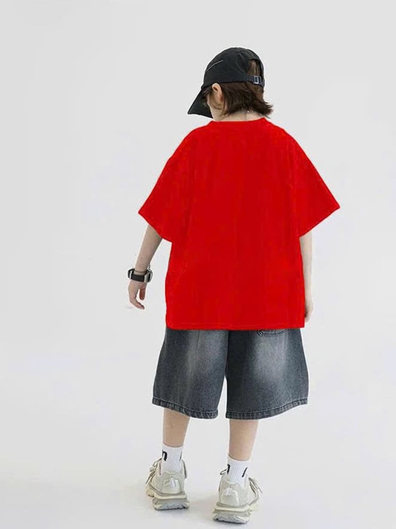 Bộ jean bé trai túi hộp Monster Trucks