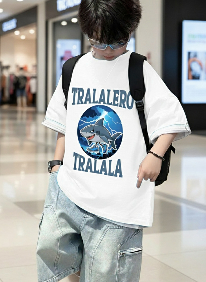 Bộ jean bé trai túi hộp Tralala