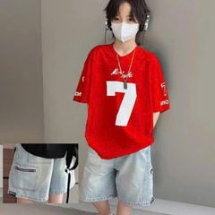 Bộ jean bé trai túi kéo số 7