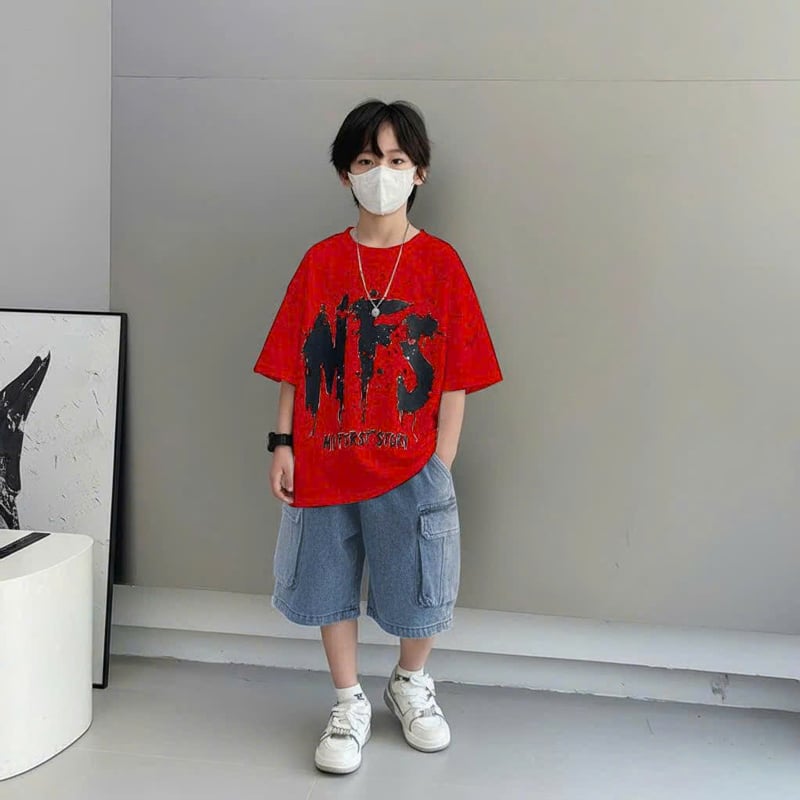 Bộ jean bé trai túi Win MFS