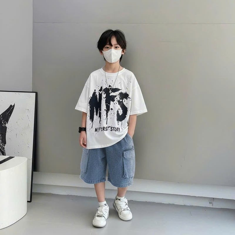 Bộ jean bé trai túi Win MFS
