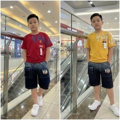 Bộ jean bé trai Van