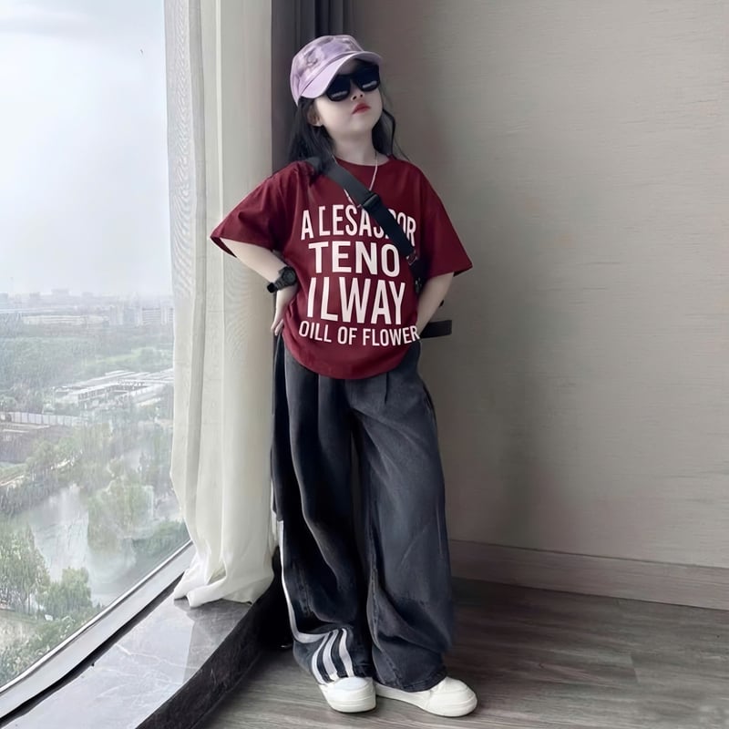 ​​​​​​​Bộ jean dài bé gái Always