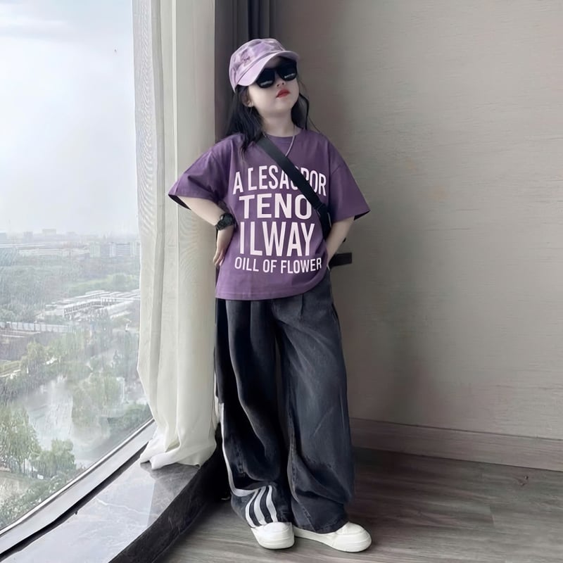 ​​​​​​​Bộ jean dài bé gái Always