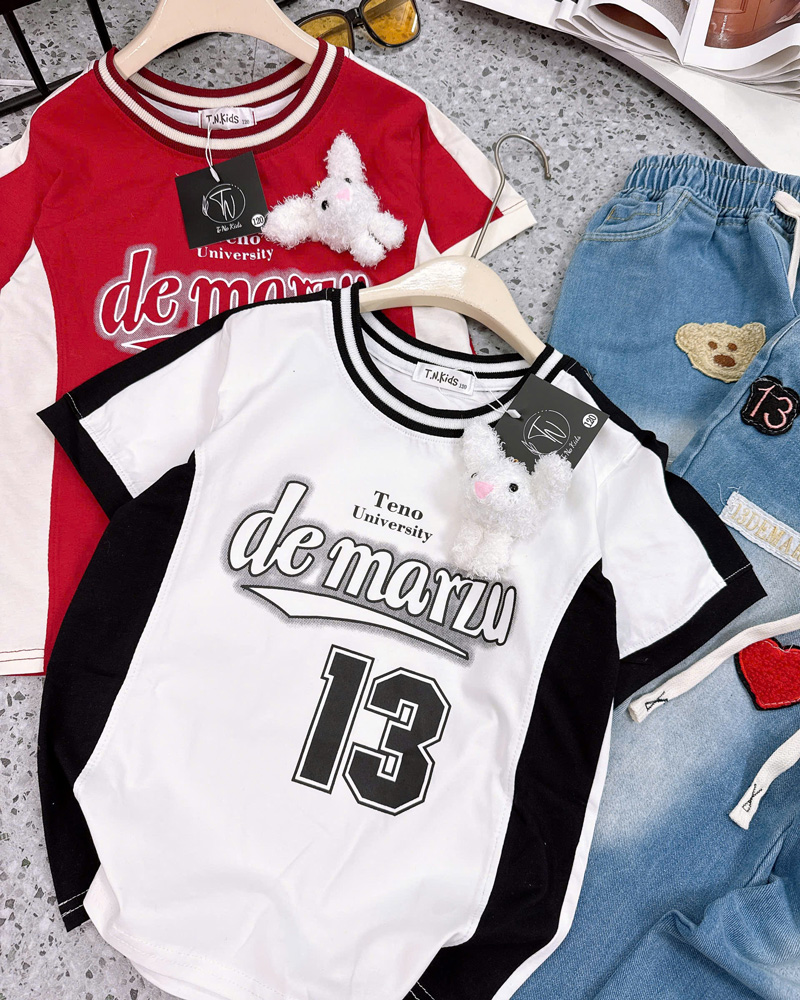 Bộ jean dài bé gái Demarzu