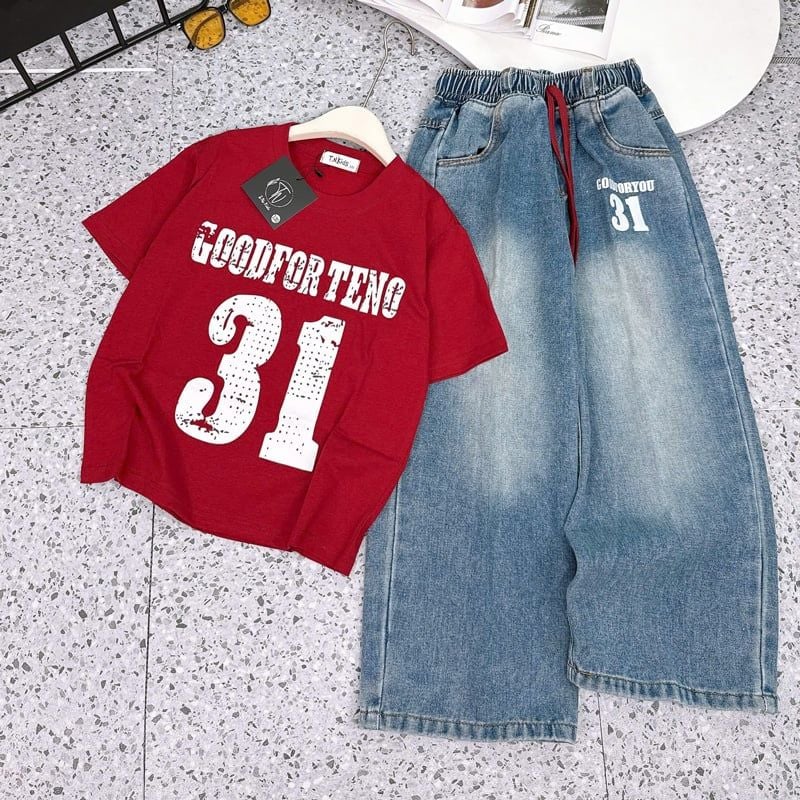 Bộ jean dài bé gái số 31