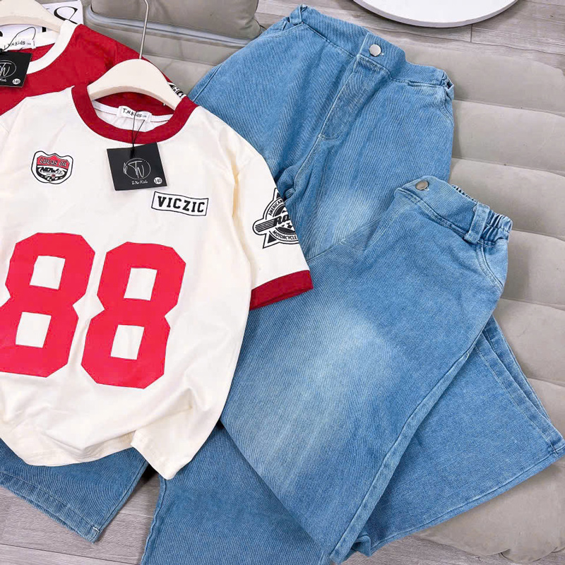 Bộ jean dài bé gái số 88