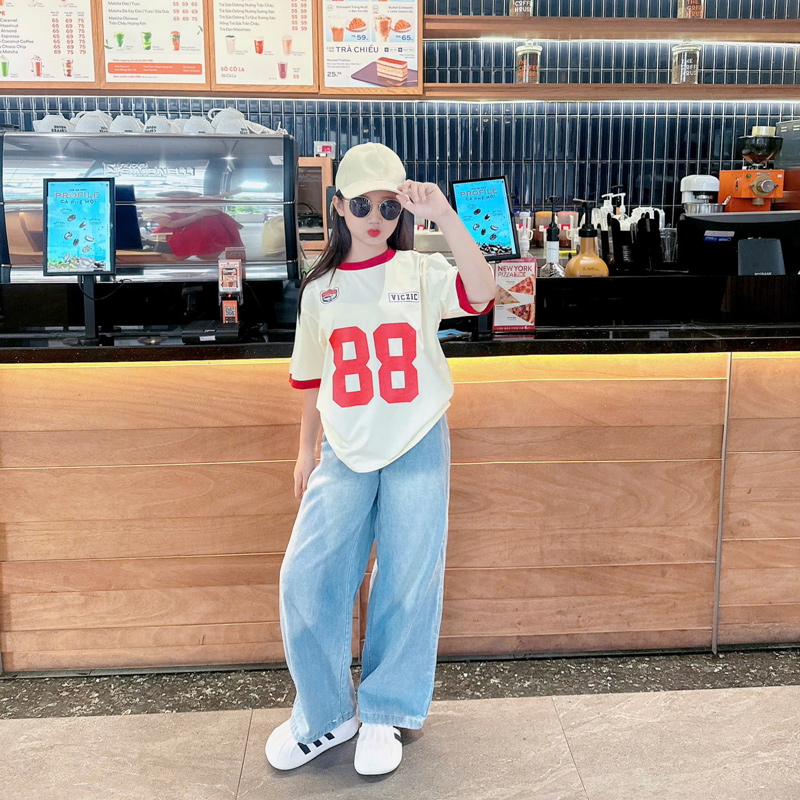 Bộ jean dài bé gái số 88