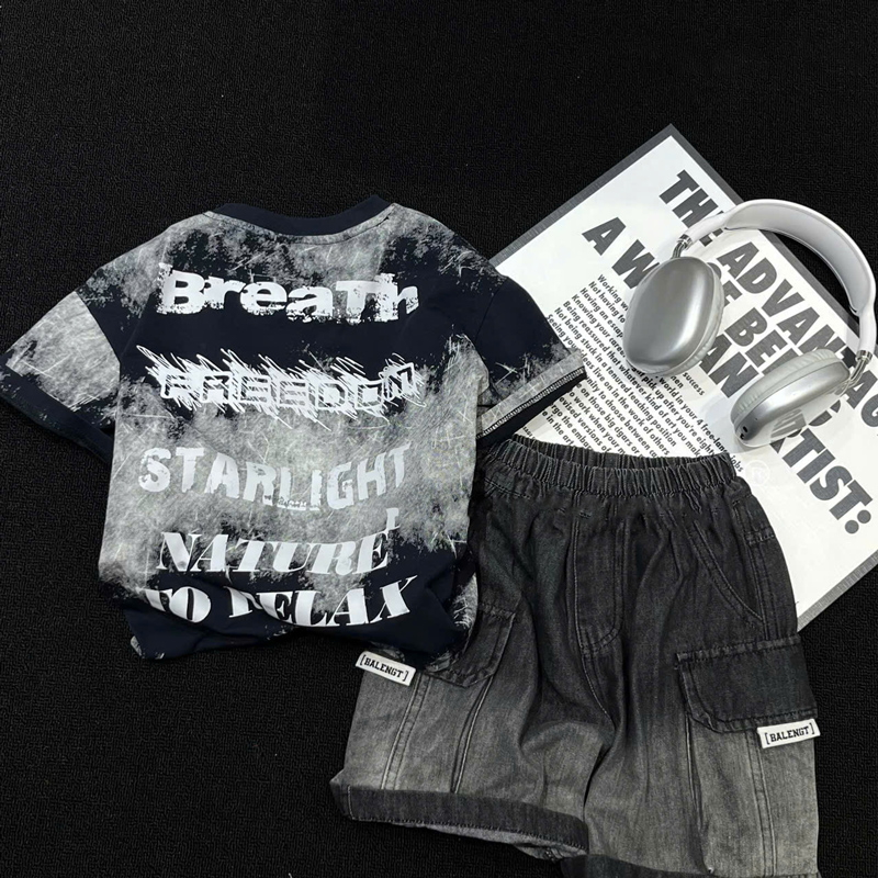 Bộ jean Quảng Châu bé trai ABSO 9828