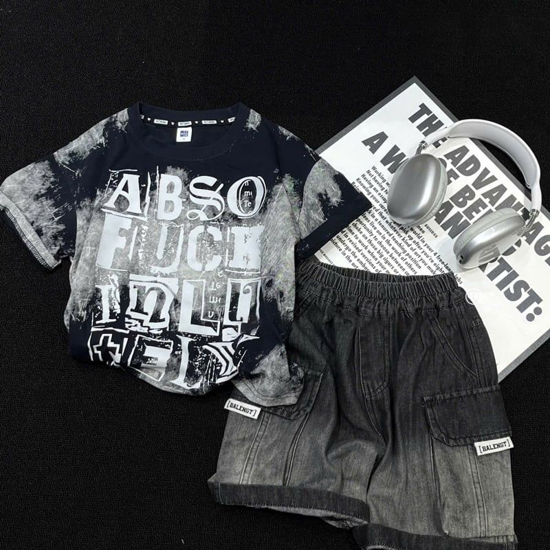 Bộ jean Quảng Châu bé trai ABSO 9828