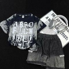 Bộ jean Quảng Châu bé trai ABSO 9828