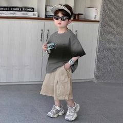 Bộ kaki bé trai loang Bic