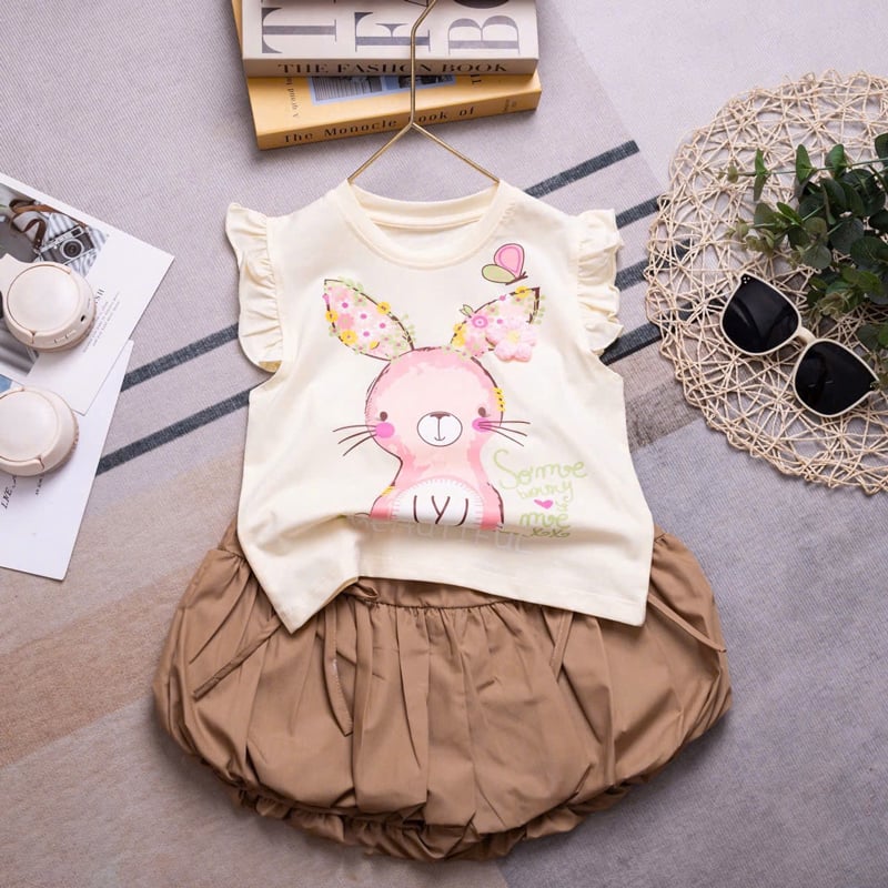 Bộ đùi bí bé gái thỏ hoa