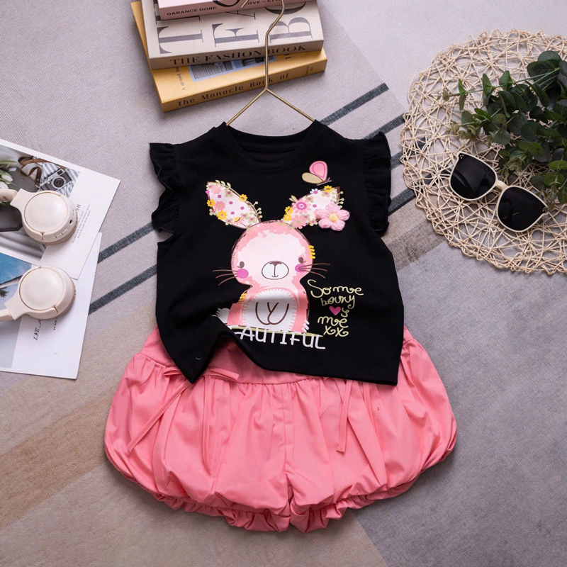 Bộ đùi bí bé gái thỏ hoa