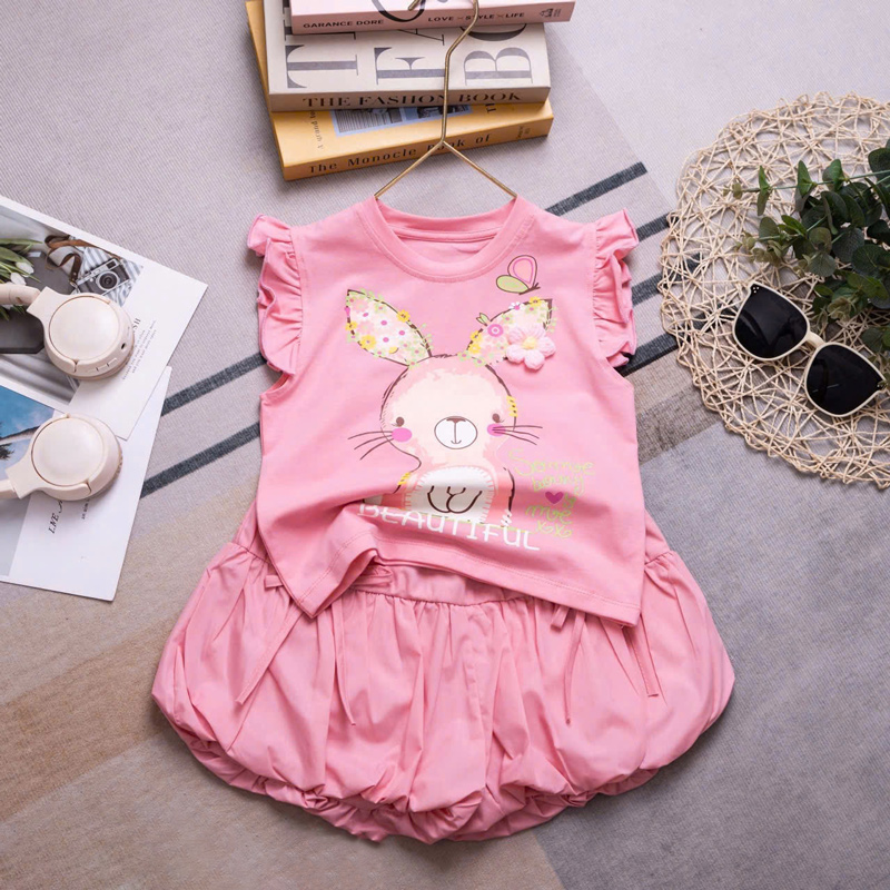 Bộ đùi bí bé gái thỏ hoa