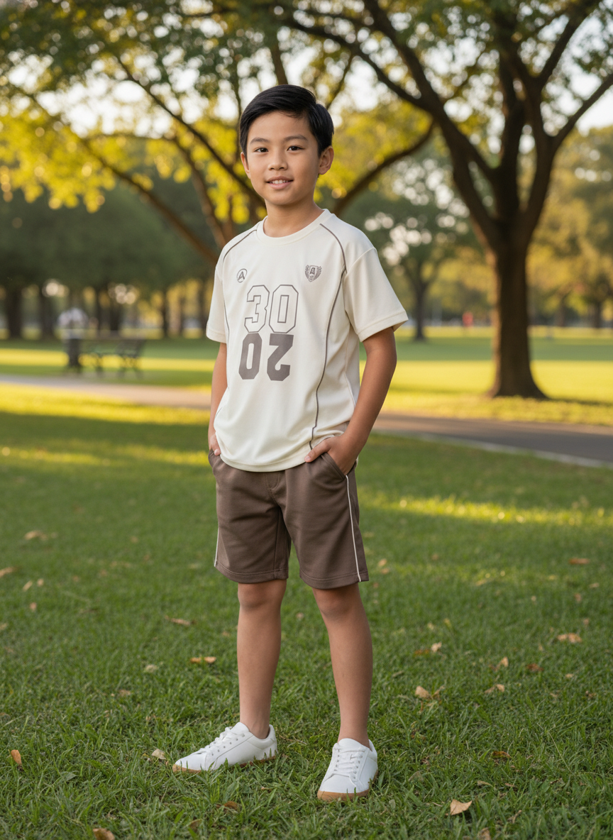 Bộ thun bé trai thể thao 2030