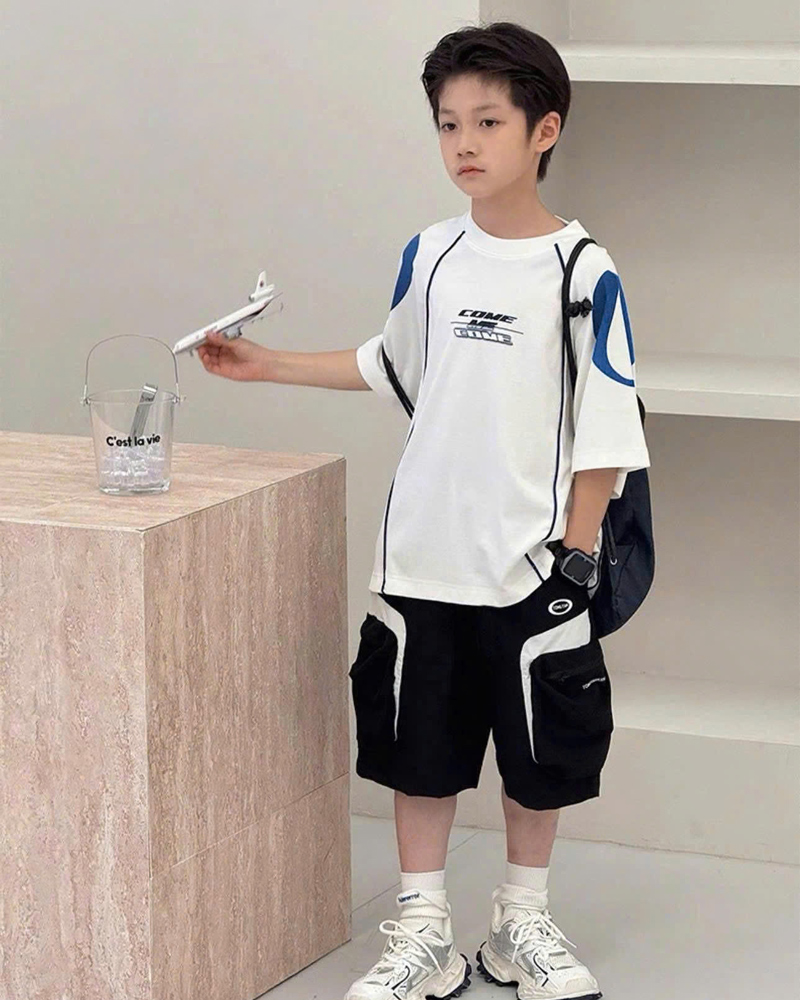 Bộ thun bé trai thể thao Come Me