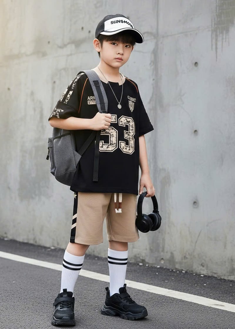 Bộ thun bé trai thể thao số 53