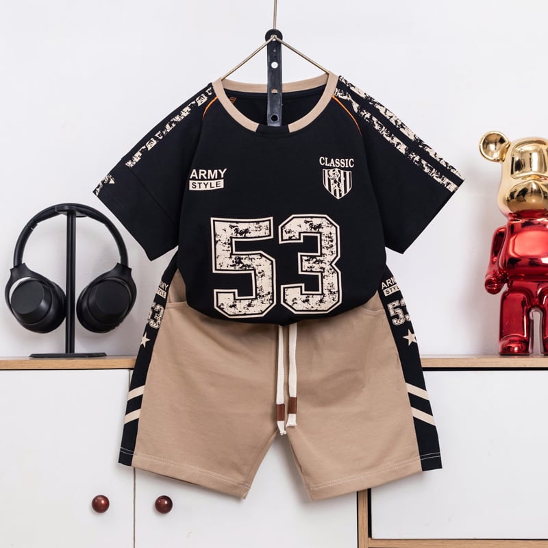 Bộ thun bé trai thể thao số 53