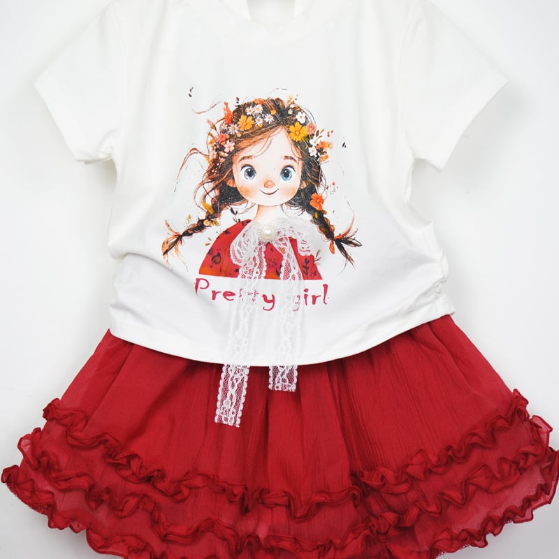 Set váy bé gái cô gái bèo