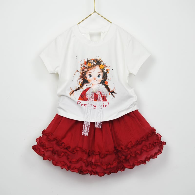 Set váy bé gái cô gái bèo