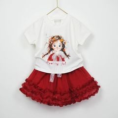 Set váy bé gái cô gái bèo