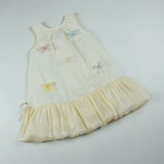 Đầm bí nơ tơ óng 1586