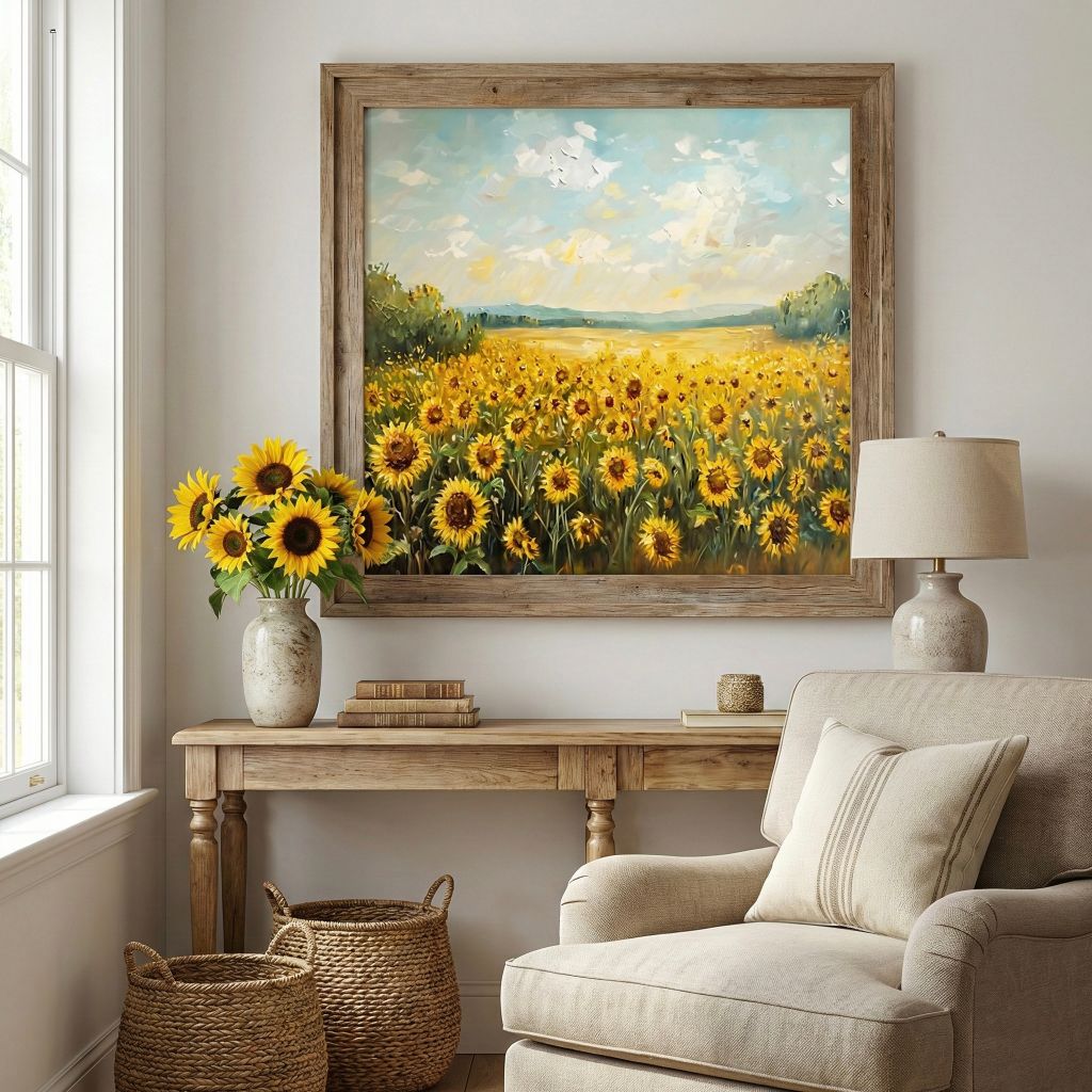  TRANH HOA HƯỚNG DƯƠNG 1 