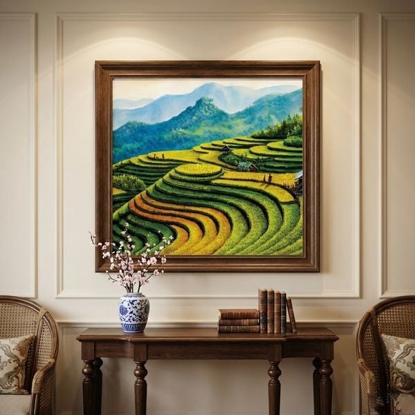  TRANH PHONG CẢNH LÀNG QUÊ 2 