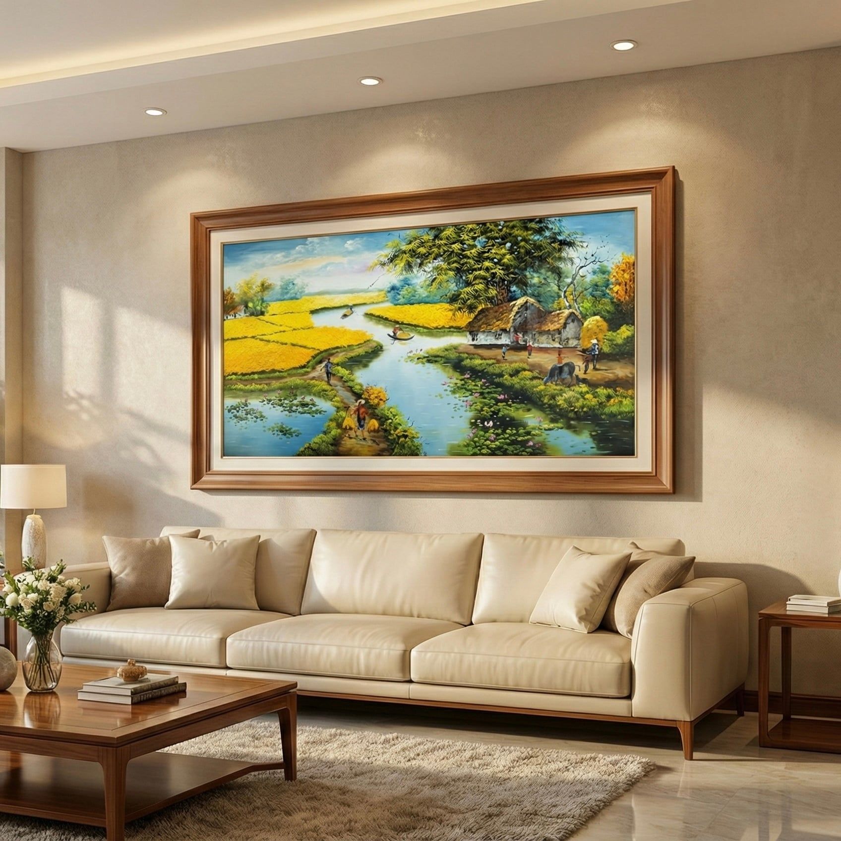  TRANH PHONG CẢNH LÀNG QUÊ 3 