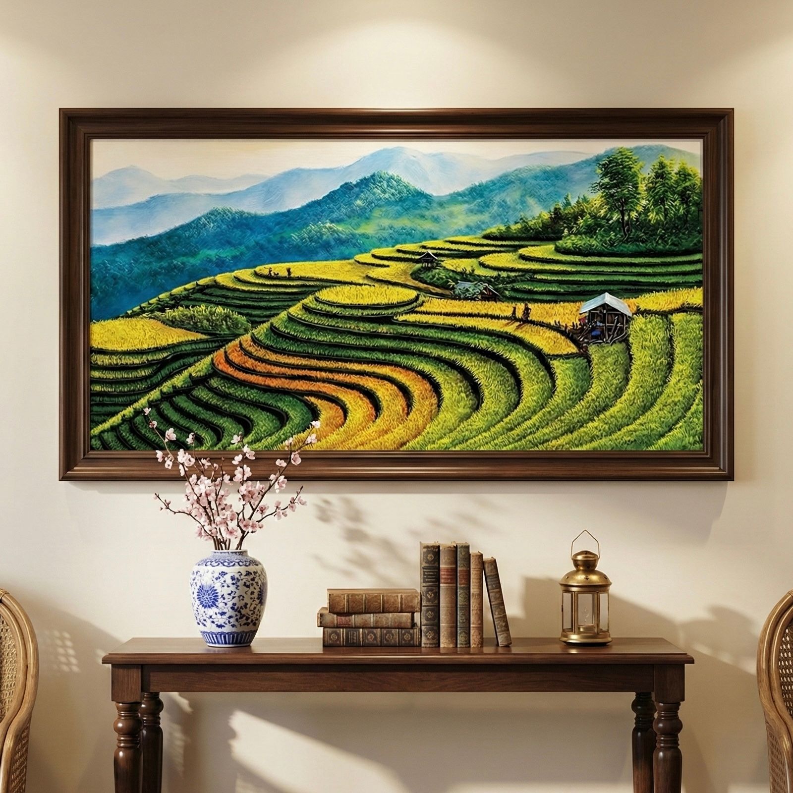  TRANH PHONG CẢNH LÀNG QUÊ 6 