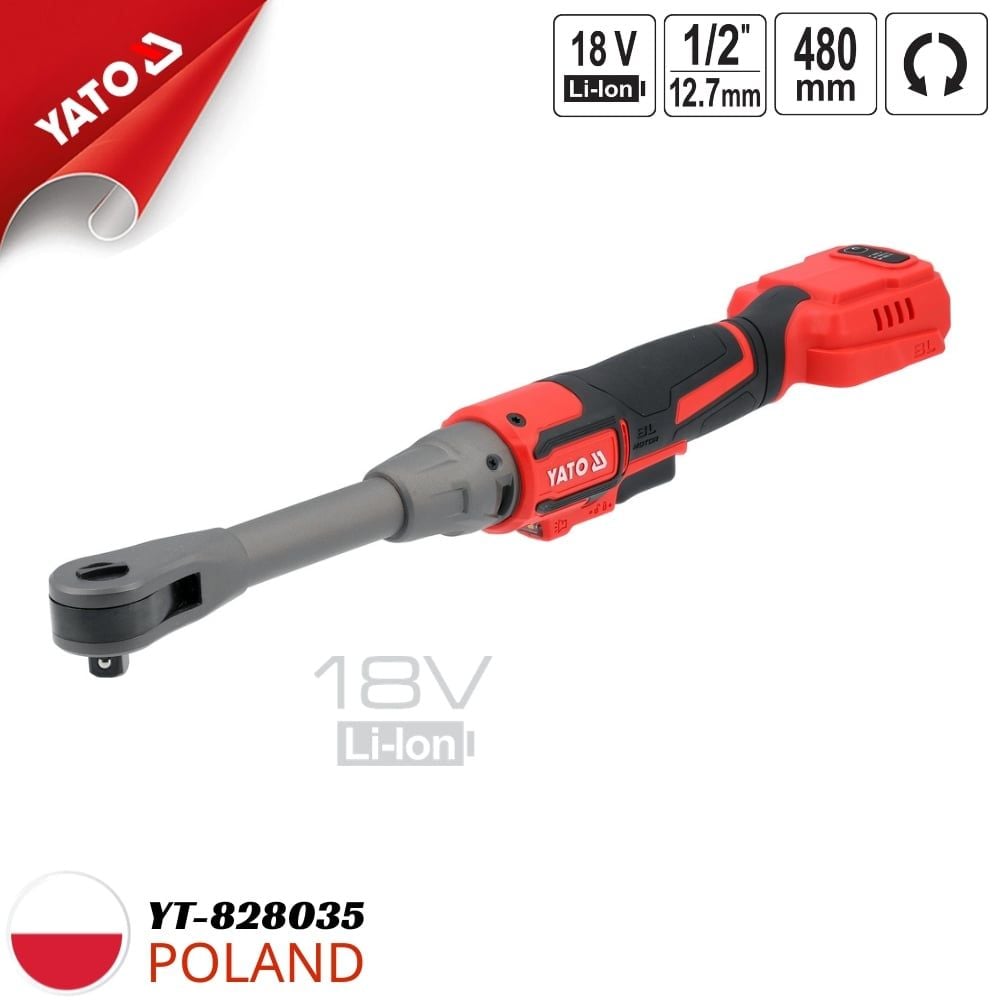  Máy siết bu lông góc không chổi than 18V (thân máy) 1/2