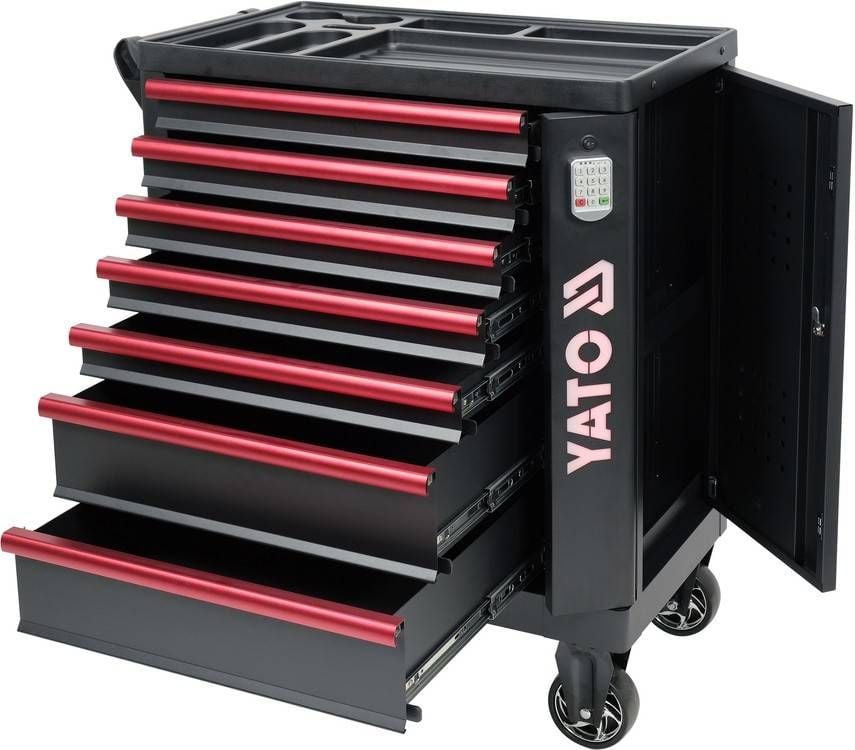  Tủ đựng đồ nghề 7 ngăn ổ khóa CODE Yato YT-09004 