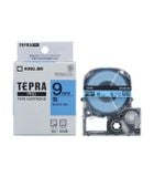  Băng nhãn Tepra SC9B 9mm chữ đen nền xanh dương 